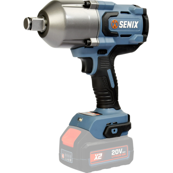 Гайковерт ударный аккумуляторный SENIX PDWX2-M5-EU-0, без акб и зу