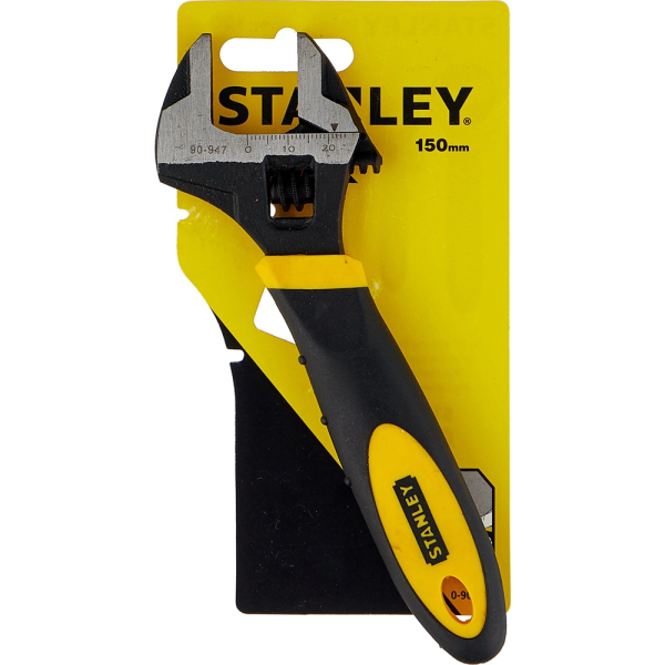 Ключ STANLEY MAXSTEEL гаечный разводной 150мм     0-90-947