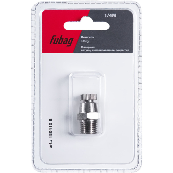 Разъемное соединение Fubag вентиль 1/4"М   (180410 B)