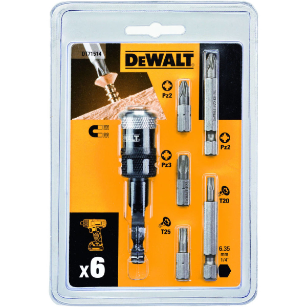 Набор бит DEWALT DT 71514 из 6 штук