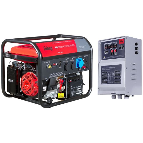 Электростанция Fubag BS 8500 A ES Duplex бензиновая+Блок автоматики Fubag Startmaster BS11500 (230V)