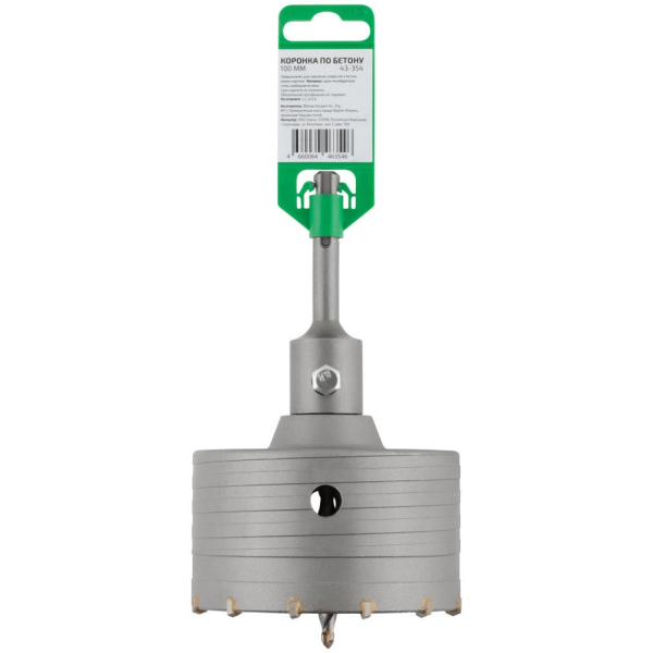 Коронка Cutop SDS Plus,FDW 100 мм по бетону   43-354