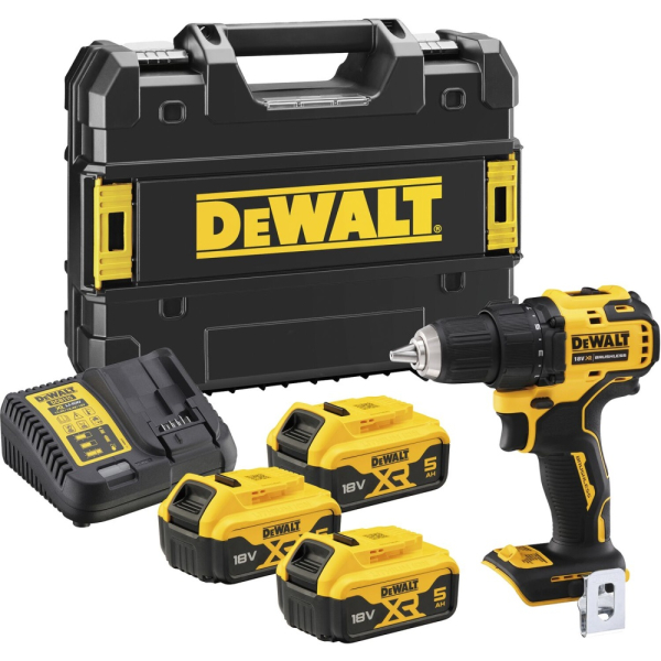 Дрель аккумуляторная DEWALT DCD 708 P3T  18v 3x5,0Ah Li-Ion