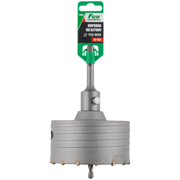 Коронка Cutop SDS Plus,FDW 110 мм по бетону   43-402