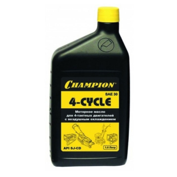Масло CHAMPION 4-х тактное SAE30 минеральное 1 л     952810