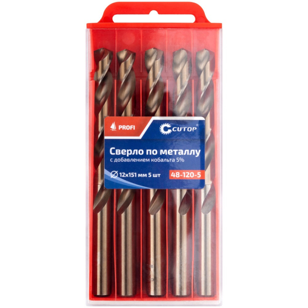 Сверло Cutop Profi 12*151 по металлу 5 шт   48-120-5