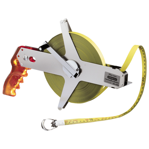Рулетка STANLEY MASTER II измерительная со стальной лентой 50м*12,7мм   1-34-478