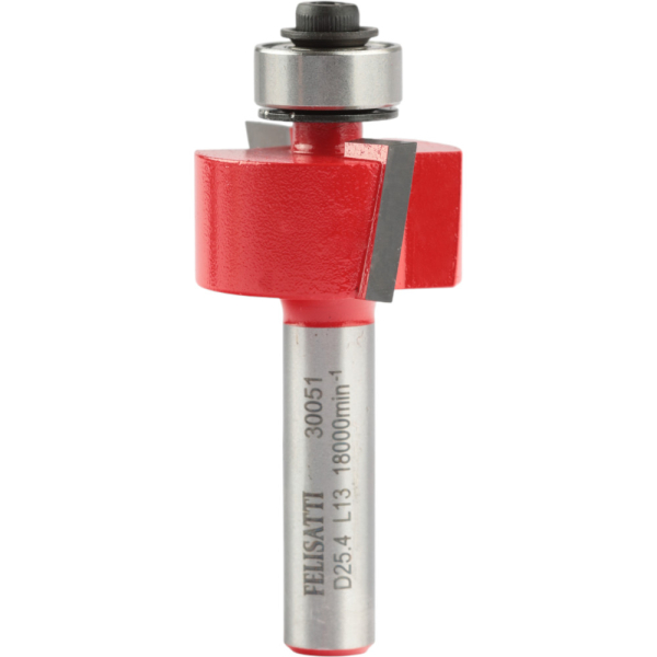 Фреза кромочная фальцевая FELISATTI 25.4х13мм хвостовик 8мм   30051