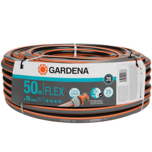 Шланг Gardena Flex 9x9 3/4" 50 м в бухте     18055-22.000.00