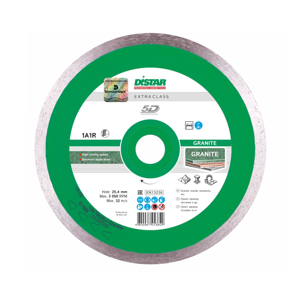 Диск алмазный DISTAR Granite 1A1R 180*1,4*25,4