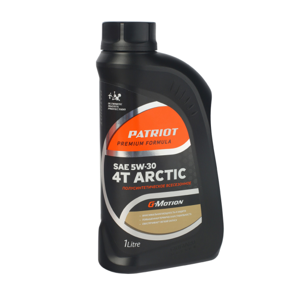 Масло Patriot Garden G-Motion 5W30 4Т ARCTIC 4-х тактное полусинтетика 1 литр