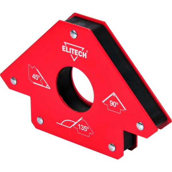 Уголок магнитный ELITECH для сварки (усилие 35 кг, для 3 углов)   0606.017700