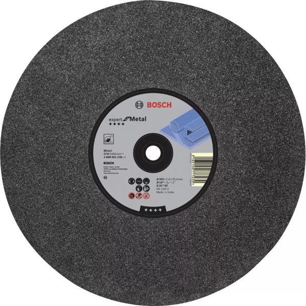 Диск абразивный BOSCH 355*2,8*25,4 металл     2.608.601.238