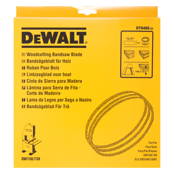 Полотно ленточное DEWALT DT 8486 для ленточной пилы DW 739