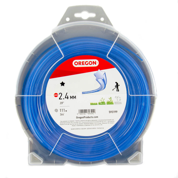 Леска Oregon Blue Star 2,4*111 м     593199