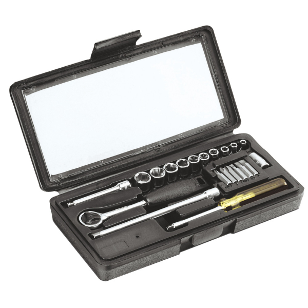 Набор торцевых головок 1/4" STANLEY 21 шт.     1-87-025