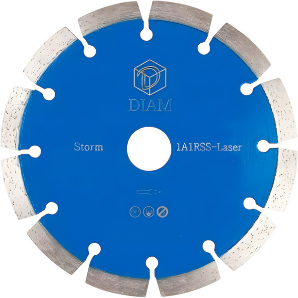 Диск алмазный DIAM Laser STORM 150*22,2 мм сегмент