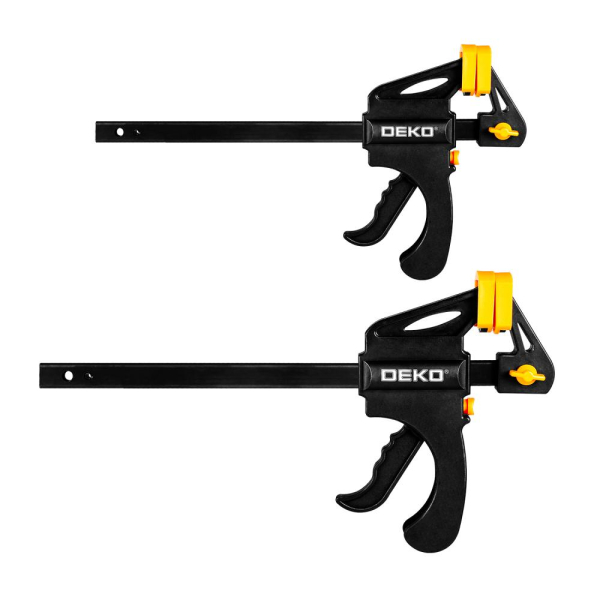 Струбцина быстрозажимная DEKO 200 мм CL200-2  2 шт   065-0614