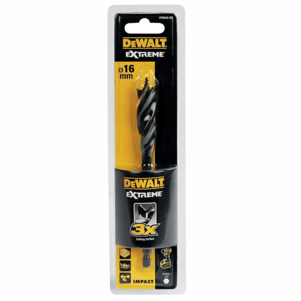 Сверло DEWALT Extreme 16*152 мм по дереву   DT 90240