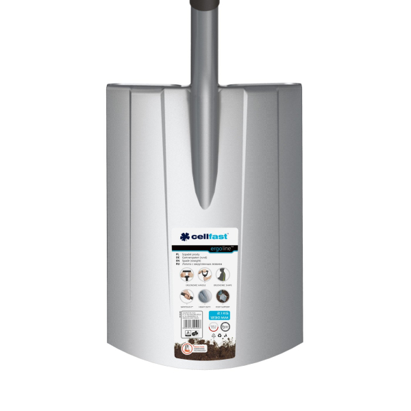 Лопата CELLFAST ERGOLINE с закругленным лезвием