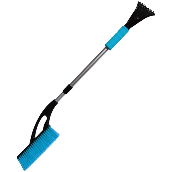 Щетка для снега ZEUS со скребком телескопическая 90/130 см   ZBW022