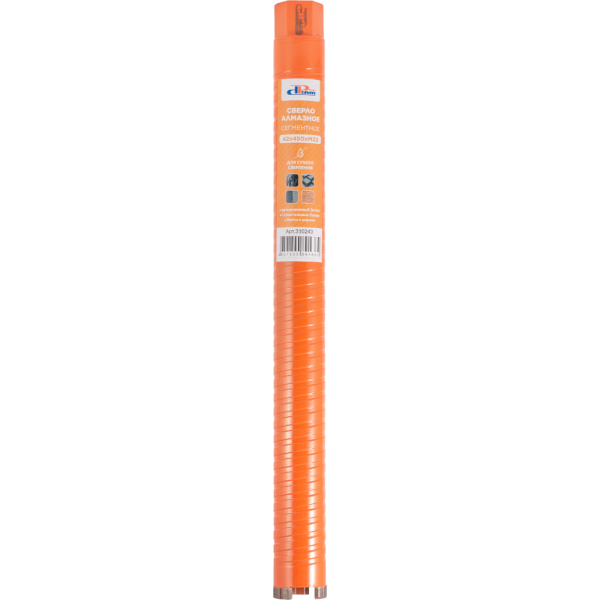 Сверло алмазное сухое DIAM ProfiDiam 42x450x3хM22 по бетону   310243