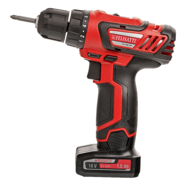 Дрель аккумуляторная FELISATTI ДА-18 ЭР   597.5.2.10