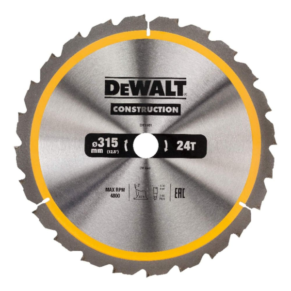 Диск п/п DEWALT DT 1961   315*30*24