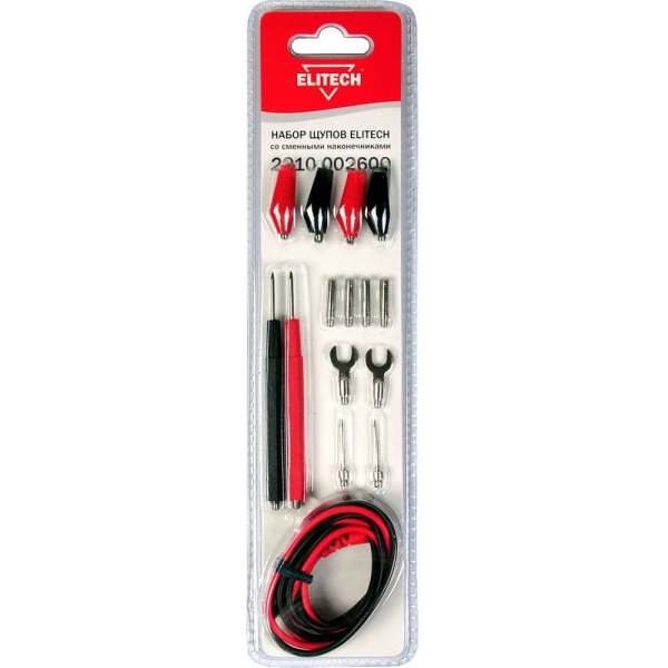 Набор щупов ELITECH для мультиметров   2210.002600