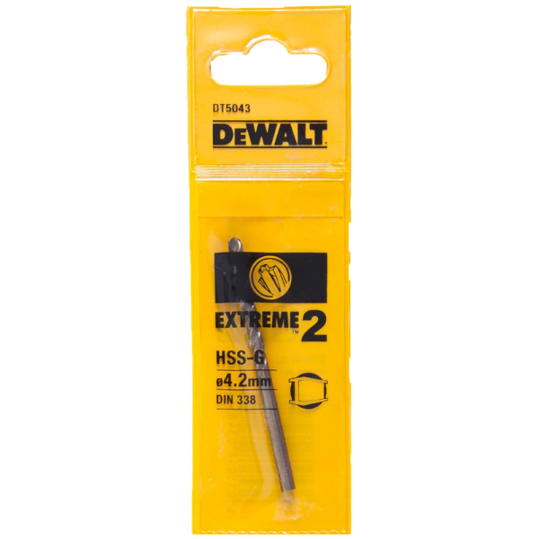 Сверло DEWALT по металлу  4,5*80   DT 4905    (1шт в упак)