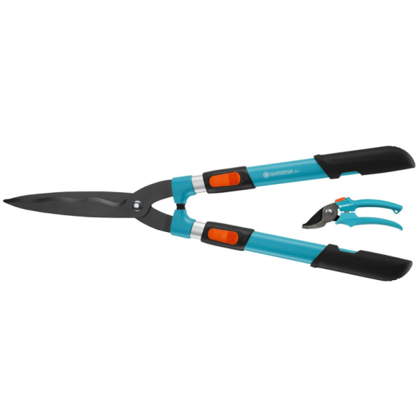 Ножницы для живой изгороди Gardena Comfort 700T + секатор Classic  00394-30.000.00