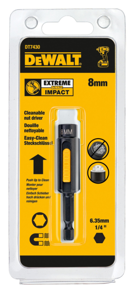 Магнитная головка DEWALT IMPACT 8мм DT 7430