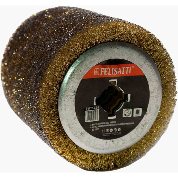 Щетка FELISATTI Щ-110/7 из нержавеющей стальной проволоки