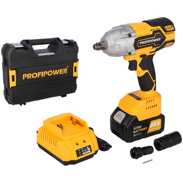 Гайковерт аккумуляторный PROFIPOWER DWDTW-18V  E0105