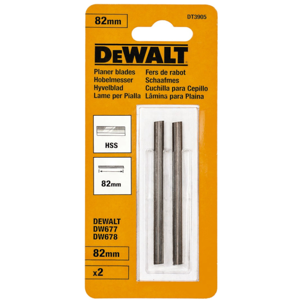 Ножи DEWALT DT 3905 для рубанка 82 мм