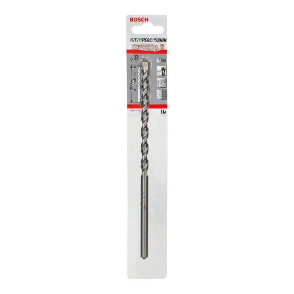 Сверло BOSCH Silver Percussion 8*200 по бетону  2.608.597.682