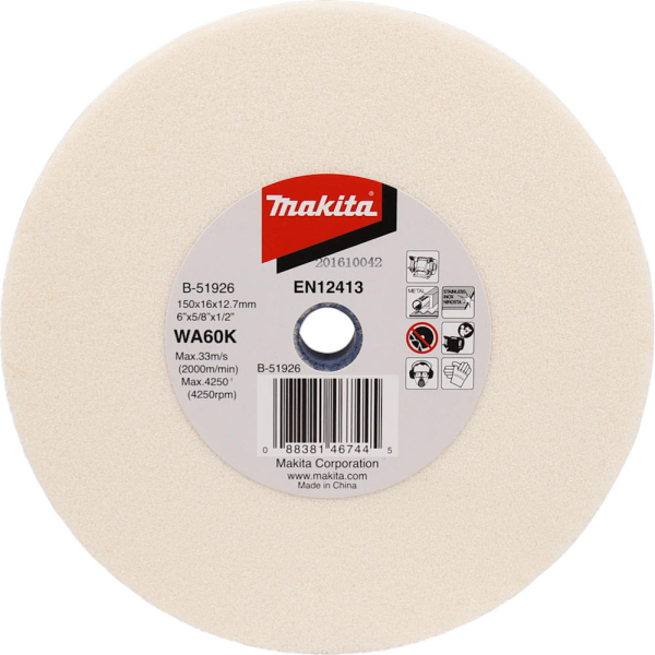 Круг точильный Makita 150*16*12,7  WA60   B-51926