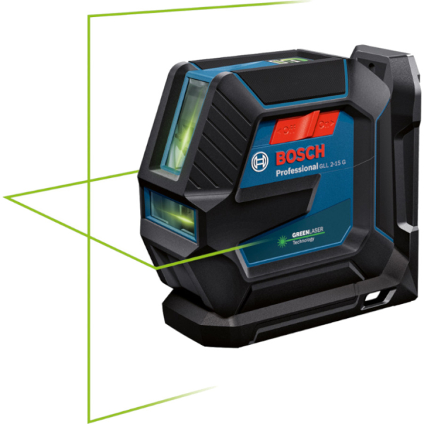 Лазерный уровень BOSCH GLL 2-15 G + LB10 + BT150  0.601.063.W01