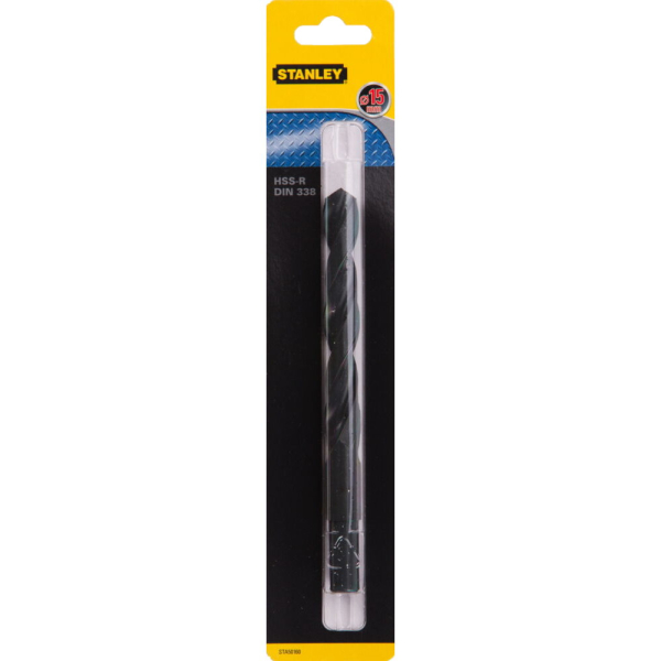 Сверло STANLEY по металлу HSS-R  15мм (хвост. 13мм)   STA50160