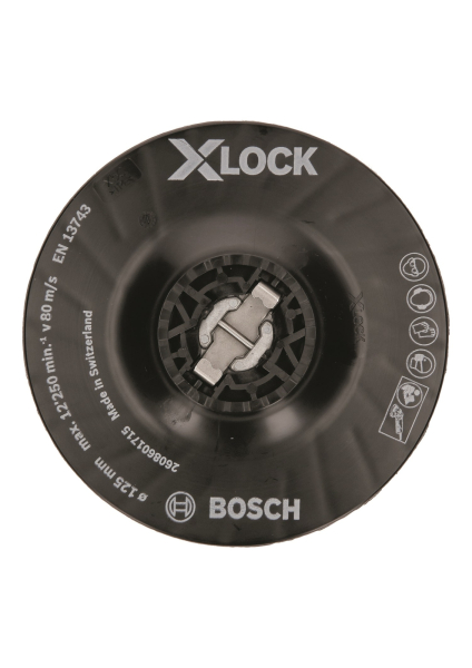 Тарелка опорная BOSCH X-LOCK 125 мм средняя   2.608.601.715