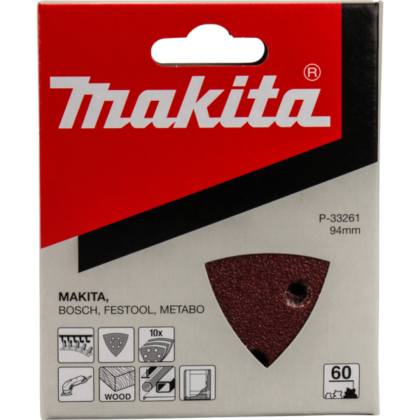Шкурка Makita 96 мм Р-60 (уп. 10шт)