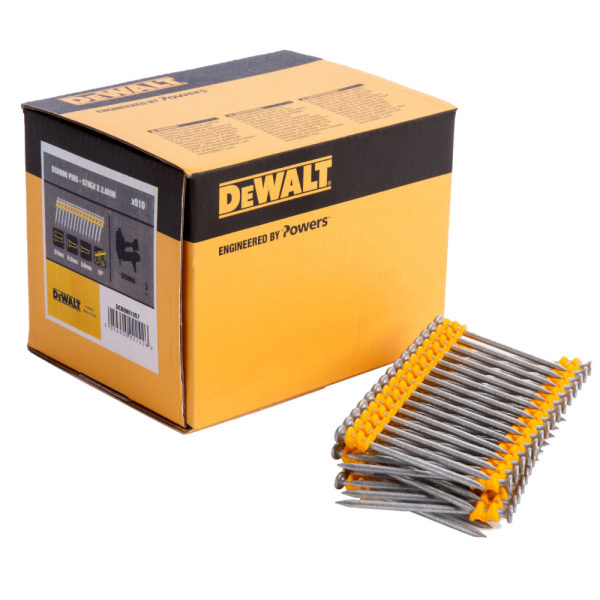 Гвозди DEWALT DCN 8901057 2.6*57 мм 510шт. желтые