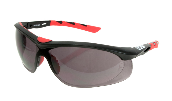 Очки защитные Oregon 572797 черные с резиновыми вставками