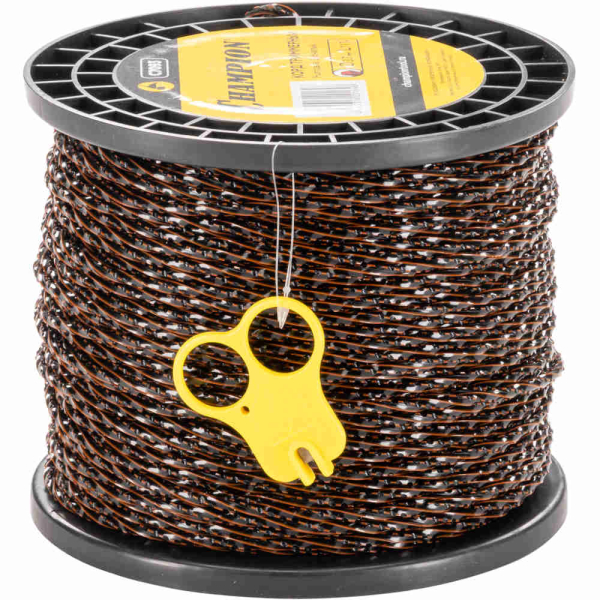 Леска CHAMPION Hurricane saw twist 3,7*117 м (зубчатая витая)+нож   C7093