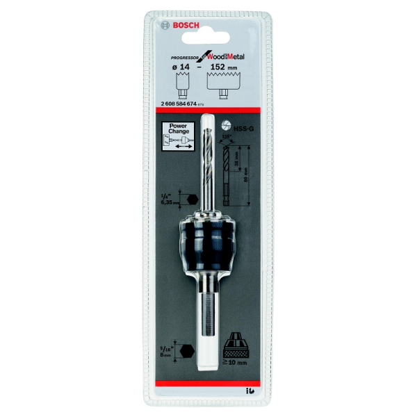 Адаптер BOSCH POWER-CHANGE 8мм HEAVY-DUTY   2.608.584.674
