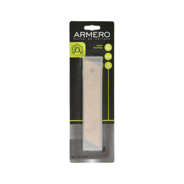 Лезвие ARMERO сегментное 25мм, Tytan  (5 шт.)     A512/119