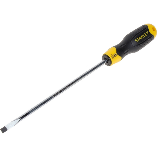 Отвертка STANLEY CUSHIONGRIP прямой шлиц 6,5x200мм     0-64-929