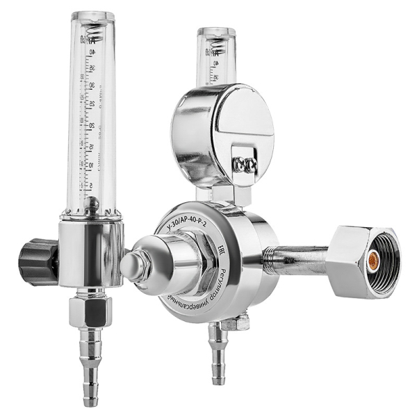 Регулятор расхода газа Сварог универсальный У-30/АР-40-Р-2 (1C008-0105-AR/CO2) манометр с поверкой