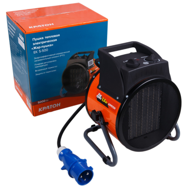 Тепловая пушка КРАТОН ЕК 5-500 электрическая   3 09 04 036