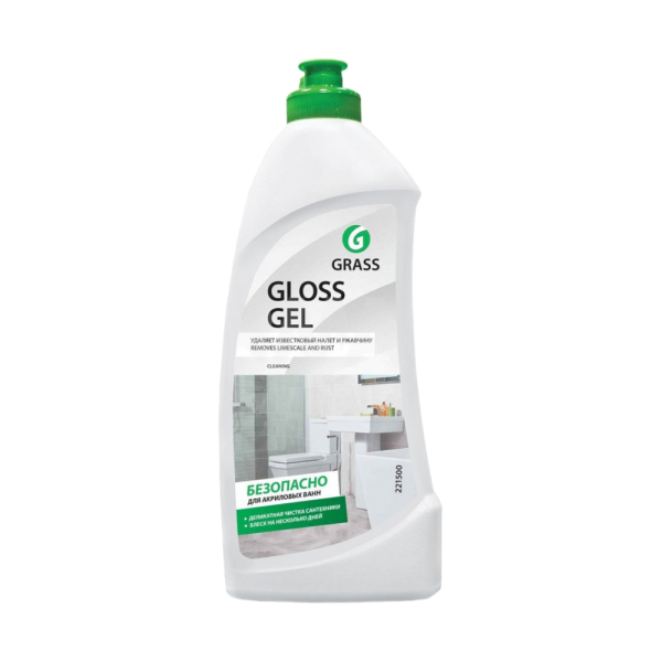 Средство чистящее для ванной комнаты GRASS "GLOSS GEL" 500мл   221500
